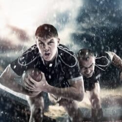 Raising your intensity levels when you compete.