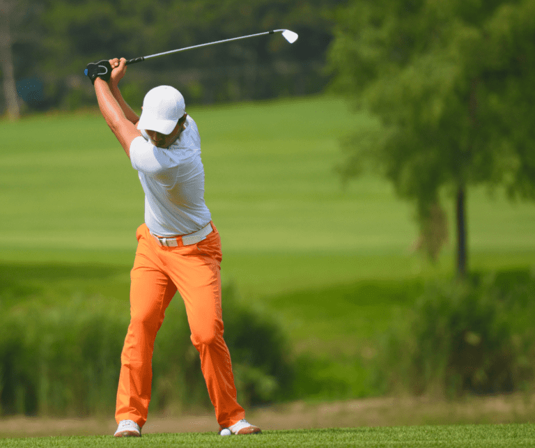 Supporting a Professional Golfer Go Really Low