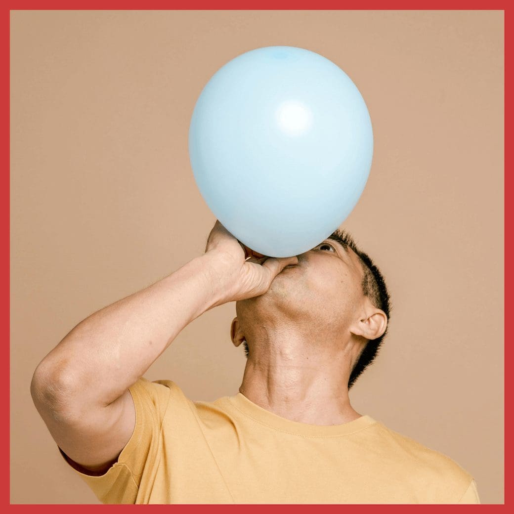 A balloon full of worries