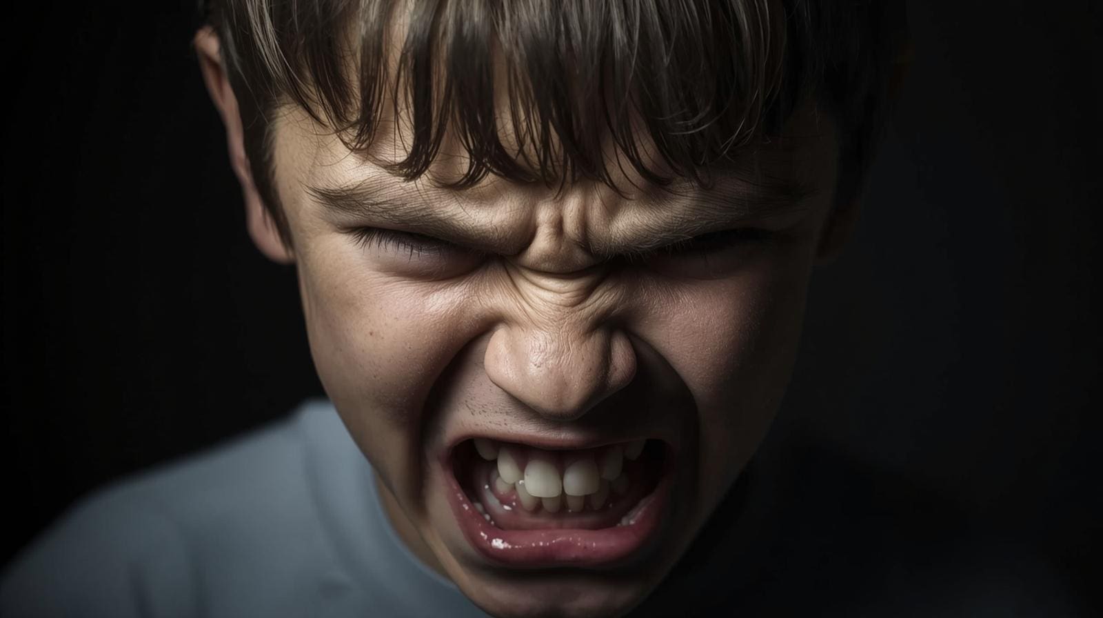 angry child 16 years old